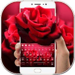 Red Rose Keyboard Theme 10001004