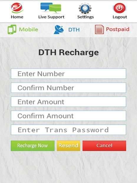 My Recharge With Live Supports स्क्रीनशॉट 17