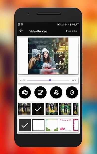 کلیپ ساز مونتاژ - تبدیل عکس به ویدیو با موسیقی‎
‎ screenshot 7