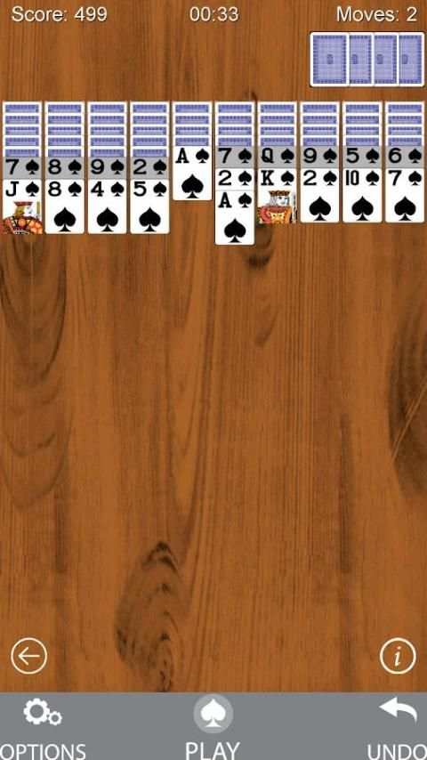 Spider Solitaire Mini screenshot 3