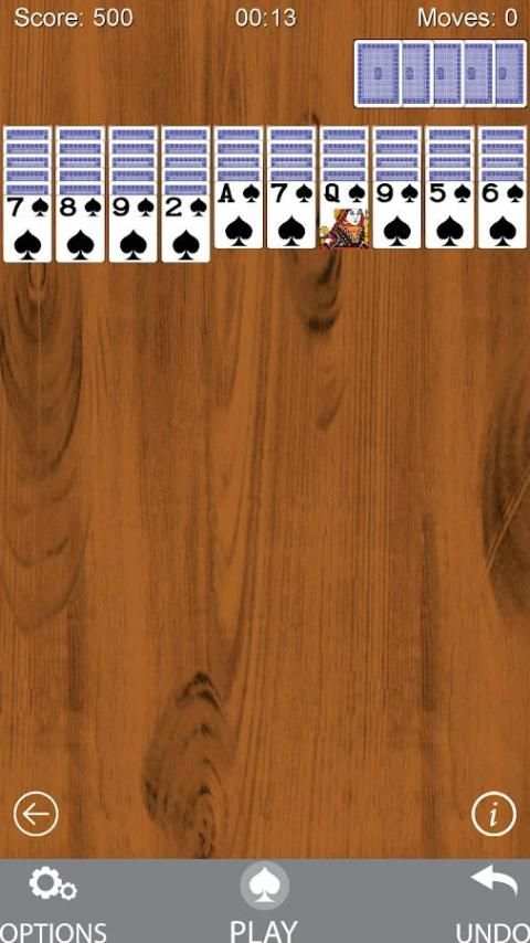 Spider Solitaire Mini screenshot 4