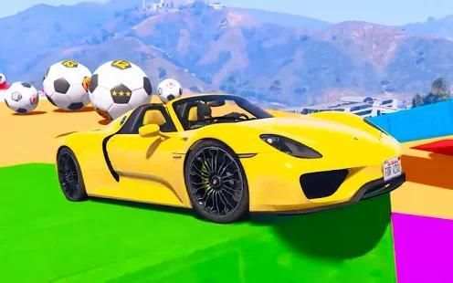 Superhero Car Racing Stunts Limits screenshot 1