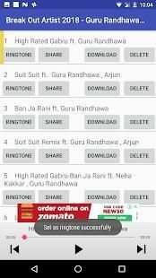 Break Out Artist 2018 - Guru Randhawa Mp3 Album screenshot 1