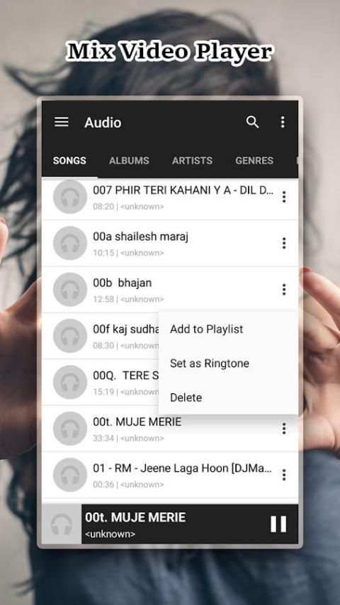 Mix Video Player - Music Player स्क्रीनशॉट 7