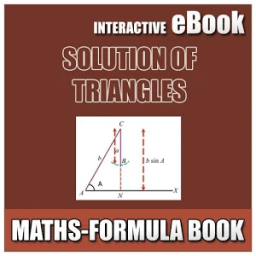 Maths Solutions of triangles Formula Book आइकन