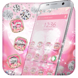 ikon Fancy pink diamond theme