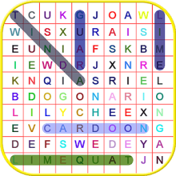 Word Search Fruits And Vegetable icon