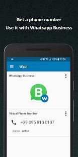 Wabi Phone Number for WhatsApp Business screenshot 4
