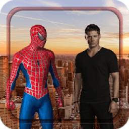Photo with Spider man
