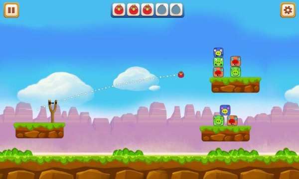 Angry Chicken: Knock Down screenshot 1