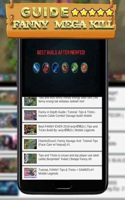 Guide Mobile Legend Fanny Infinite screenshot 1