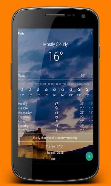 weather apps for android स्क्रीनशॉट 2