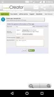 Android app Creator screenshot 1