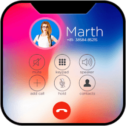 Phone X Full i Call Screen With Dialer आइकन