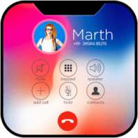 Phone X Full i Call Screen With Dialer