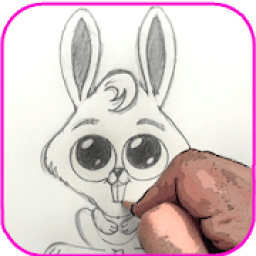 ikon How To Draw Cute bunny Easter Step by Step