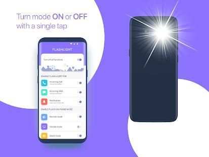Flash call alert - flashlight ringtone screenshot 4