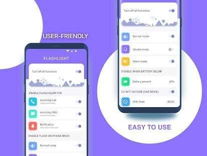 Flash call alert - flashlight ringtone screenshot 2