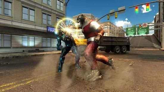 King VS Real Robots street Fighting Arena screenshot 2