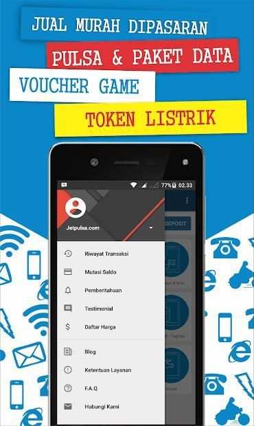 Jetpulsa - Transaksi Payment Point Online screenshot 5