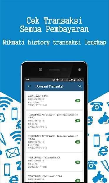 Jetpulsa - Transaksi Payment Point Online screenshot 2