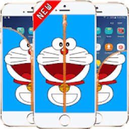 ikon Zipper Lock Screen Doraemon