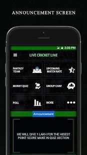 Live Cricket Line Pro - Fastest Live Line स्क्रीनशॉट 4