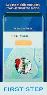 Mobile number locator with gps maps screenshot 3