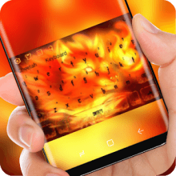 ikon Tema Keyboard Red Fire Fox