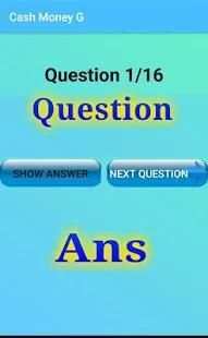 Cash Money - General Knowledge screenshot 2