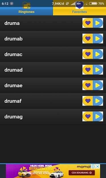 Drums: Ringtone Real Drum Set Music screenshot 1
