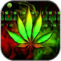 Neon Gulma Rasta Tema Keyboard