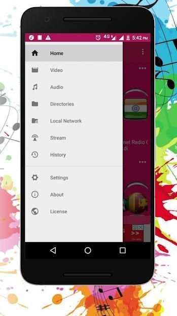 mia player - Video Audio Fm Radio Player स्क्रीनशॉट 1
