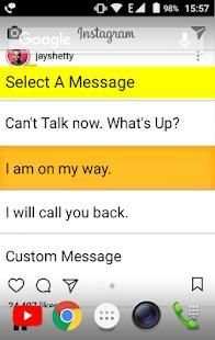 Reject Calls With Message स्क्रीनशॉट 4