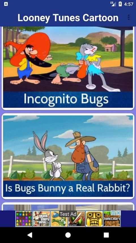 Looney Tunes Cartoons 3 تصوير الشاشة
