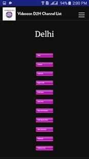 Videocon d2h Channel List screenshot 4