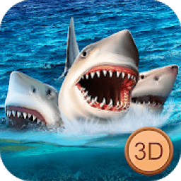 ikon Three Headed Shark Underwater Survival