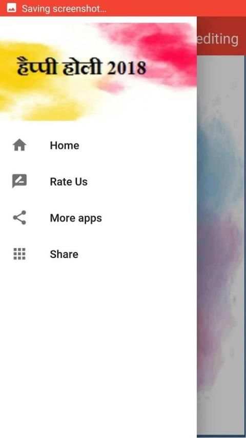 Holi wishes and photo editing screenshot 3