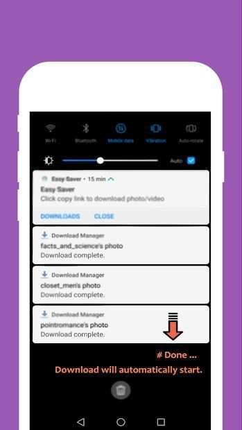 Video & Photo downloader - Easy Saver screenshot 1