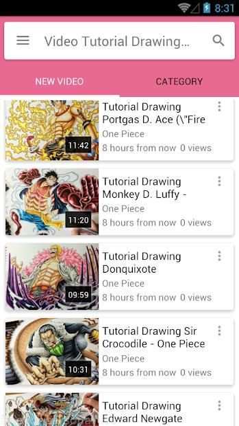Tutorial Drawing One Piece screenshot 3