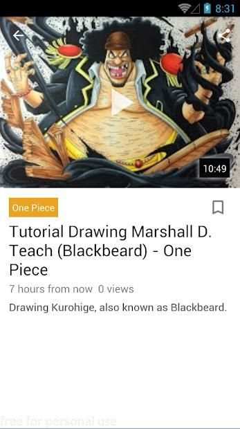 Tutorial Drawing One Piece screenshot 2