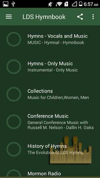 LDS Hymnbook Hymnal Music Library screenshot 5