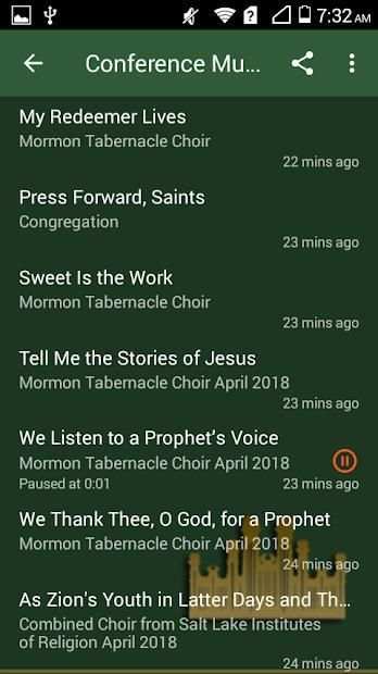 LDS Hymnbook Hymnal Music Library screenshot 1