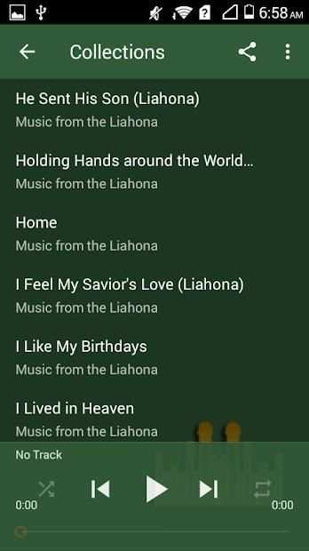 LDS Hymnbook Hymnal Music Library screenshot 3