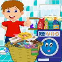 Kids Laundry Wash Cleaning Games 2018