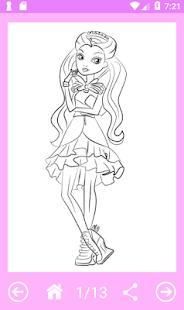 Как рисовать Эвер Афтер Хай स्क्रीनशॉट 9