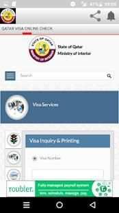 QATAR VISA ONLINE CHECK screenshot 7