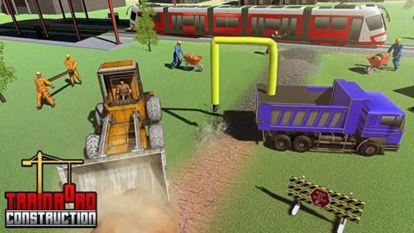 Railroad Building – Train Road Construction Games screenshot 6