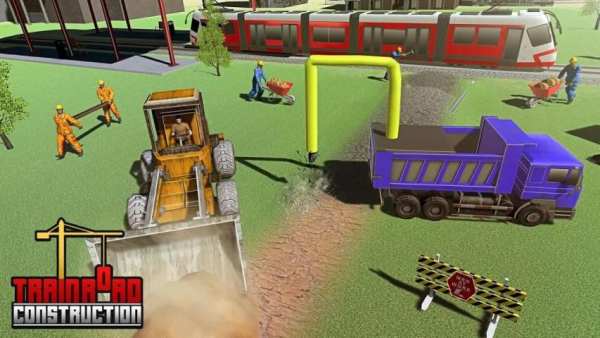 Railroad Building – Train Road Construction Games screenshot 2
