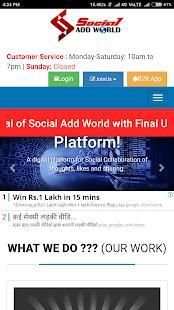 Social Add World Earning App screenshot 3